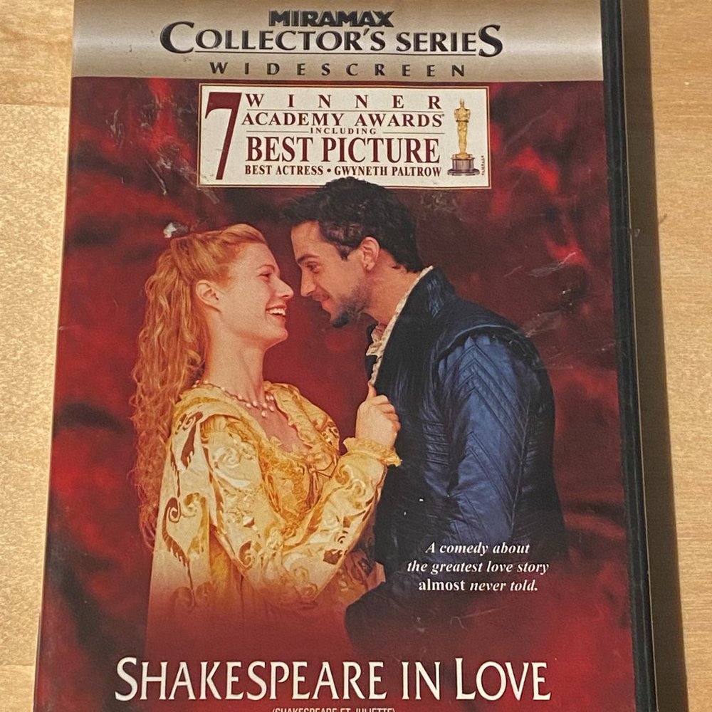 Shakespeare in Love (DVD, 1999, Collectors Series) - Brand new